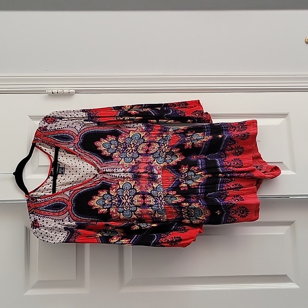 Unique Bohemian romper with pockets!!